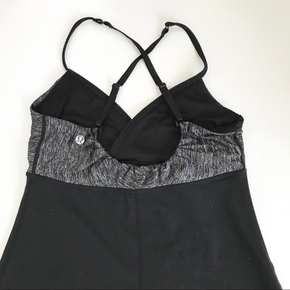 ** Lululemon ** black cross crossback tank top - Picture 3 of 5